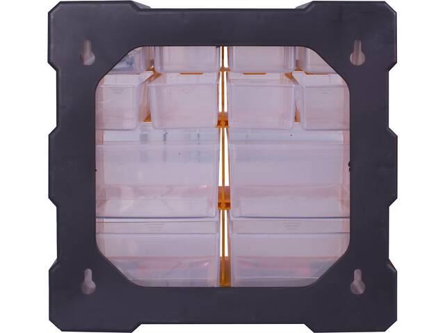 Органайзер 12 відділень 267х157х262мм пластиковий [t011019] e.toolbox.pro.19 E.NEXT - Фото 4