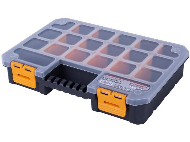 Органайзер 20 відділень 270x200x50мм пластиковий [t011017] e.toolbox.pro.17 E.NEXT - Фото 1