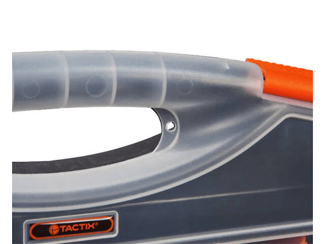 Органайзер 23 відділення 380x310x60мм прозора кришка пластиковий [INSBXBX01383160PT0] Tactix - Фото 4