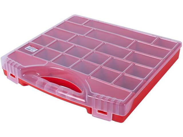 Органайзер 24 відділення 340x320x50мм пластиковий [t011014] e.toolbox.pro.14 E.NEXT - Фото 1