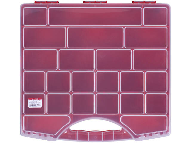 Органайзер 24 відділення 340x320x50мм пластиковий [t011014] e.toolbox.pro.14 E.NEXT - Фото 3
