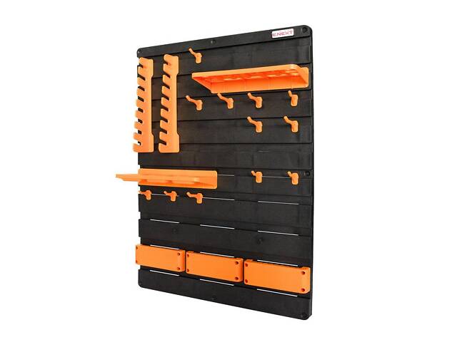 Органайзер 35 елементів 825х210х585мм настінний для інструментів пластиковий [t011026] e.toolbox.pro.26 E.NEXT - Фото 3