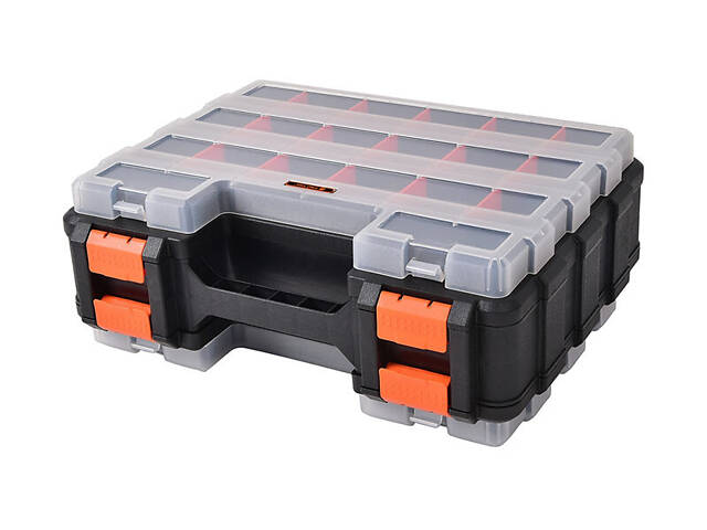 Органайзер 4-х зональний 70 відділень 380x300x140мм пластиковий [INSBXBXP1320041PT0] Tactix - Фото 1