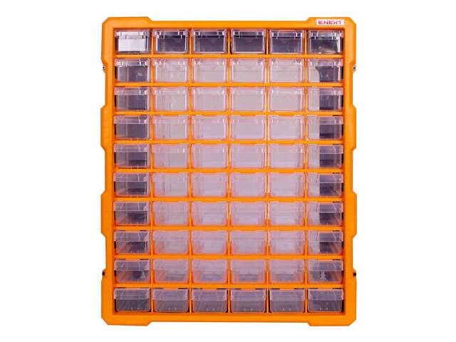 Органайзер 60 відділень 381х157х475мм пластиковий [t011022] e.toolbox.pro.22 E.NEXT - Фото 2