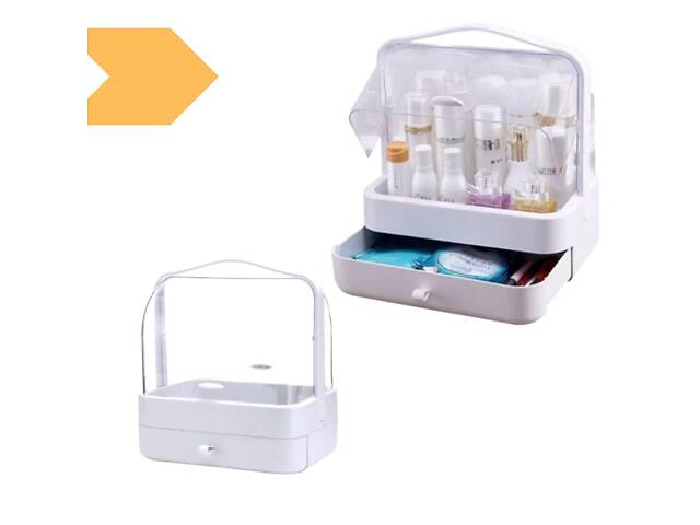 Органайзер для косметики XPRO (W-9) на 2 секції з Рожевою ручкою (MER-14878_678) - Фото 1