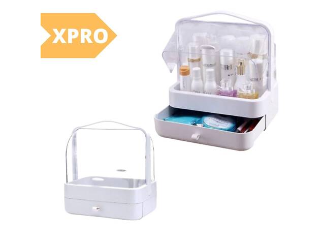 Органайзер для косметики XPRO (W-9) на 2 секції з Рожевою ручкою (MER-14878_678) - Фото 2