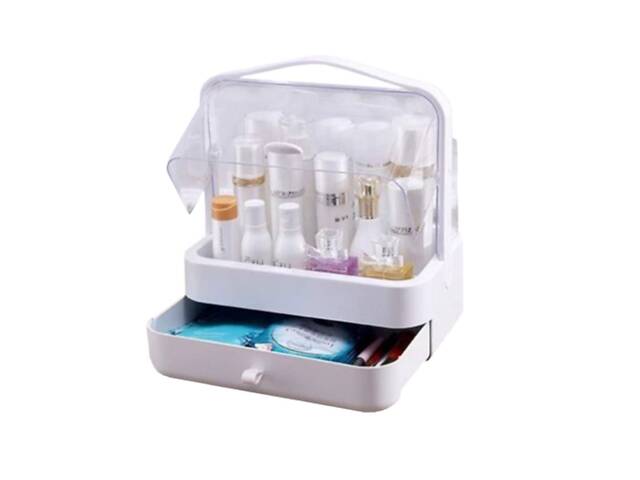 Органайзер для косметики XPRO (W-9) на 2 секції з Рожевою ручкою (MER-14878_678) - Фото 3