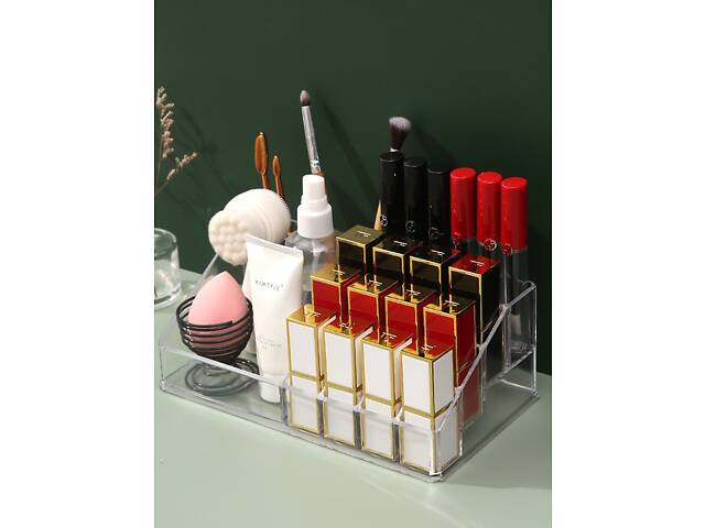 Органайзер для косметики 14513 22х13 см прозорий - Фото 2