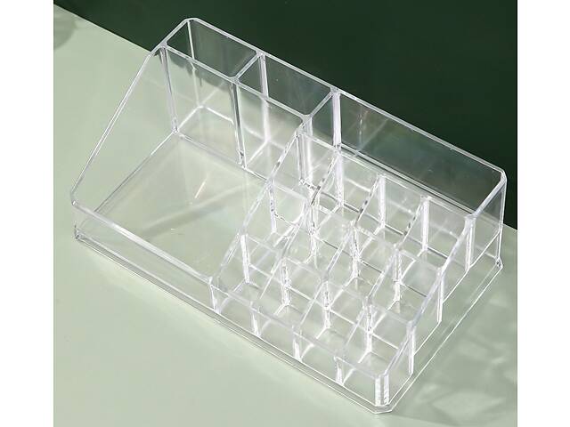 Органайзер для косметики 14513 22х13 см прозорий - Фото 4