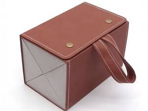 Органайзер для очков подвесной складной No Brand на 4 пары 16.5х10.8 см Коричневый