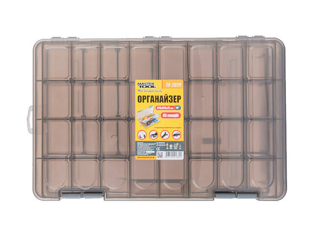 Органайзер двухсторонний Mastertool - 15' x 375 х 225 х 72мм - Фото 1 Органайзер двухсторонний Mastertool - 15' x 375 х 225 х 72мм - Фото 1