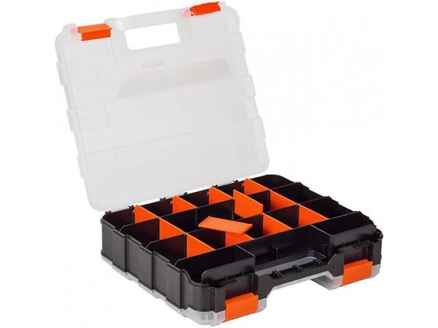 Органайзер двосторонній 34 відділення 320x260x80мм пластиковий [INSBXBX02322680PT0] Tactix - Фото 2