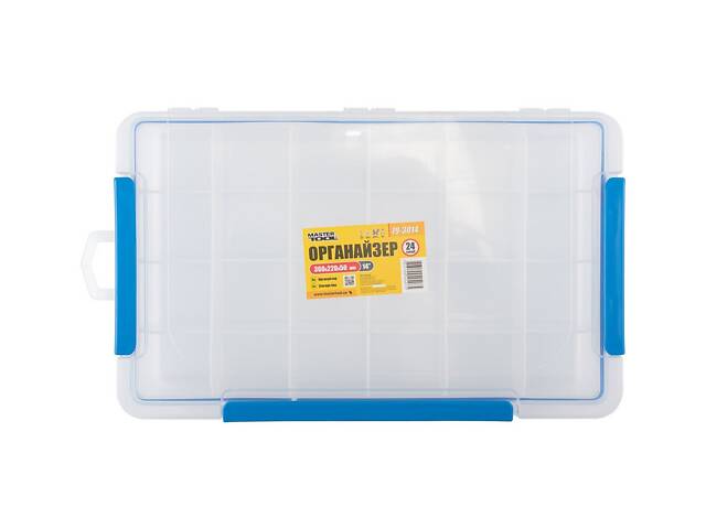 Органайзер герметичний MASTERTOOL 14'' 360х220х50 мм 24 секції 79-3014 - Фото 1 Органайзер герметичний MASTERTOOL 14'' 360х220х50 мм 24 секції 79-3014 - Фото 1