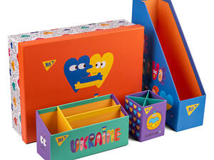 Органайзер настольный YES Stand with Ukraine 450130 4 предмета