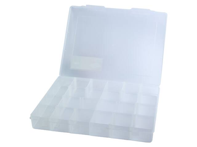 Органайзер пластиковий прозорий 20 відділень 350×270×50мм ULTRA (7417122) - Фото 3