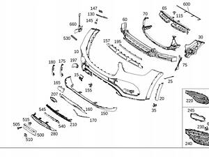 ОРИГІНАЛЬНИЙ ПЕРЕДНІЙ БАМПЕР MERCEDES GLS X167