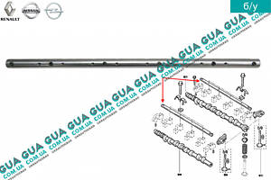 Ось коромысел / рокеров 8200754011 Nissan / НИССАН INTERSTAR 1998-2010 / ИНТЭРСТАР 98-10, Nissan / НИССАН PRIMASTAR 2000