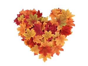 Осіннє листя клена для рукоділля 180 шт 8×8 см - набір штучних тканинних листочків для декору та виробів