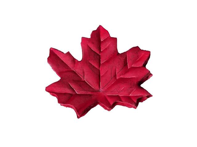 Осіннє листя клена для рукоділля 180 шт 8×8 см - набір штучних тканинних листочків для декору та виробів - Фото 9