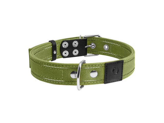 Нашийник для тварин Collar Брезент подвійний Ш 35 мм Д 51-63 см (6138) - Фото 2