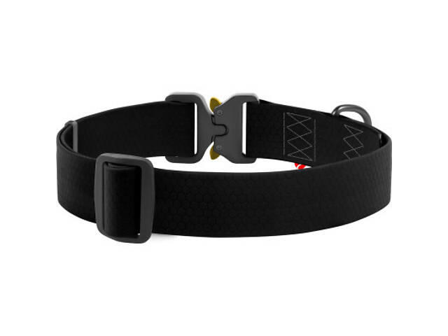 Нашийник для тварин WAUDOG Waterproof з QR паспортом XXL Ш 40 мм Д 43-70 см (чорний) (28011) - Фото 2