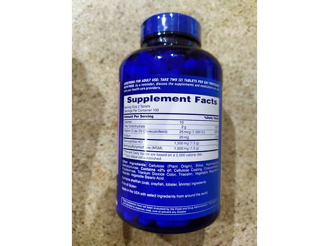 Osteo Bi-Flex глюкозамин, MSM с витамином D3, 200 каплет, США. - Фото 2