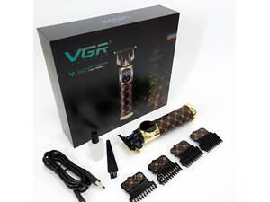 ? Уцінка Острые профессиональные машинки для стрижки волос VGR, Профессиональный триммер с набором насадок