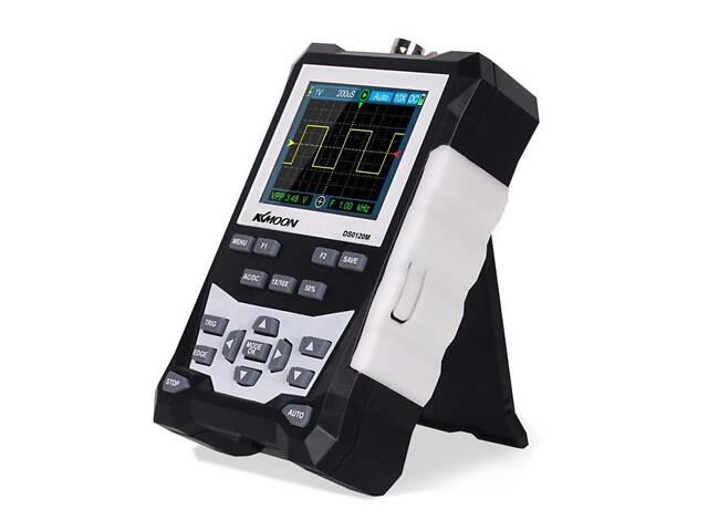 Осциллограф цифровой портативный с аккумулятором KKMOON DS0120M, 120 МГц 500 Мб/с, генератор сигнала - Фото 1