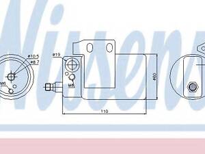 Осушитель, кондиционер NISSENS 95185 на OPEL ASTRA G Наклонная задняя часть (F48_, F08_)