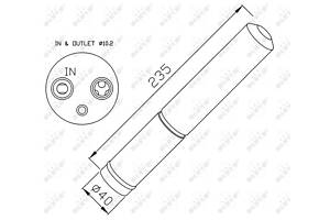 Осушитель, система кондиционирования воздуха NRF 33225