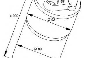 Осушитель кондиционера для моделей: RENAULT (CLIO, LAGUNA,LAGUNA,VEL,ESPACE)