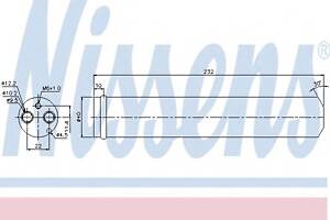 Осушувач кондиціонера для моделей: CITROËN (C-CROSSER, C-CROSSER, C4), HONDA (FR-V), INFINITI (I30, FX, G), MAZDA (5,2).