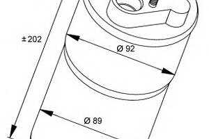 Осушитель кондиционера для моделей: NISSAN (PRIMASTAR, PRIMASTAR,PRIMASTAR), OPEL (VIVARO,VIVARO,VIVARO), RENAULT (TRAF