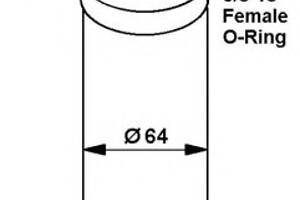 Осушувач кондиціонера для моделей: PEUGEOT (205,205,205,305,305,305,309,309,205)
