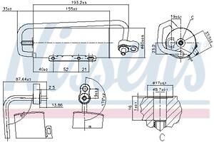 Осушитель кондиционера CADILLAC BLS / SAAB 9-3X (YS3) 2002-2015 г.