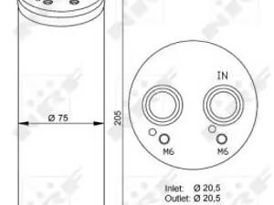 Осушитель кондиционера EASY FIT, AUDI A4 00-