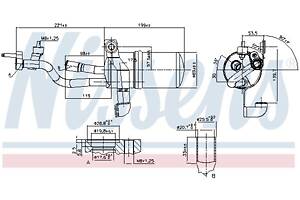 Осушитель кондиционера FORD C-MAX (DM2) / FORD FOCUS C-MAX (DM2) 2003-2013 г.