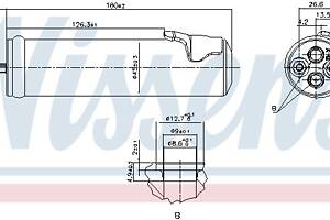 Осушитель кондиционера FORD ECOSPORT / FORD B-MAX (JK) 2008-2017 г.