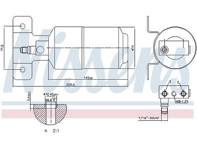 Осушитель кондиционера FORD GALAXY (WGR) / FORD GALAXY MK (WGR) 1995-2010 г.