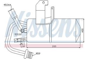 Осушитель кондиционера MAZDA 2 (DY) / FORD FUSION (JU_) 2001-2014 г.