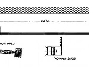 Осушувач кондиціонера mb c204, e212 (NRF). 33350