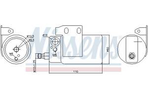 Осушитель кондиционера OPEL ASTRA G (T98) / OPEL ZAFIRA A (T98) 1998-2009 г.