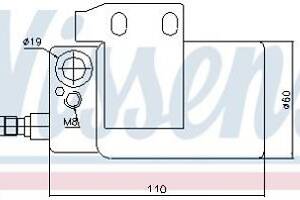 Осушитель кондиционера OPEL ASTRA G (T98) / OPEL ZAFIRA A (T98) 1998-2009 г.