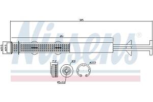 Осушитель кондиционера OPEL ASTRA G (T98) / OPEL ZAFIRA A (T98) 1998-2009 г.