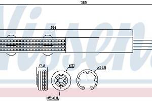 Осушитель кондиционера OPEL ASTRA G (T98) / OPEL ZAFIRA A (T98) 1998-2009 г.