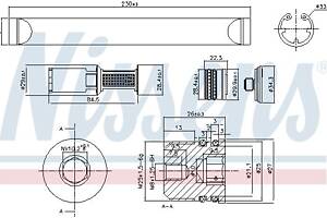 Осушитель кондиционера VW GOLF (1K1) / AUDI A3 (8P7) 2003-2022 г.