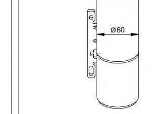 Осушувач AC OPEL VECTRA C 1.6-3.2 04.02-