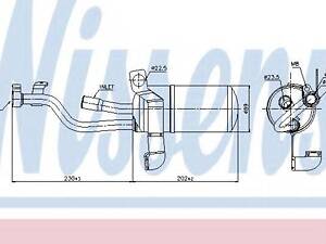 Осушувач FD FOCUS C-MAX(03-)1.6 TDCi(+)[OE 1310196] NISSENS 95449 на FORD FOCUS II Station Wagon (DA_)