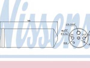 Осушувач кондицiонера NISSENS 95134 на MITSUBISHI ECLIPSE (D2_A)