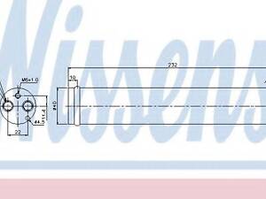 Осушувач кондицiонера NISSENS 95452 на MITSUBISHI OUTLANDER SPORT (GA_W_)